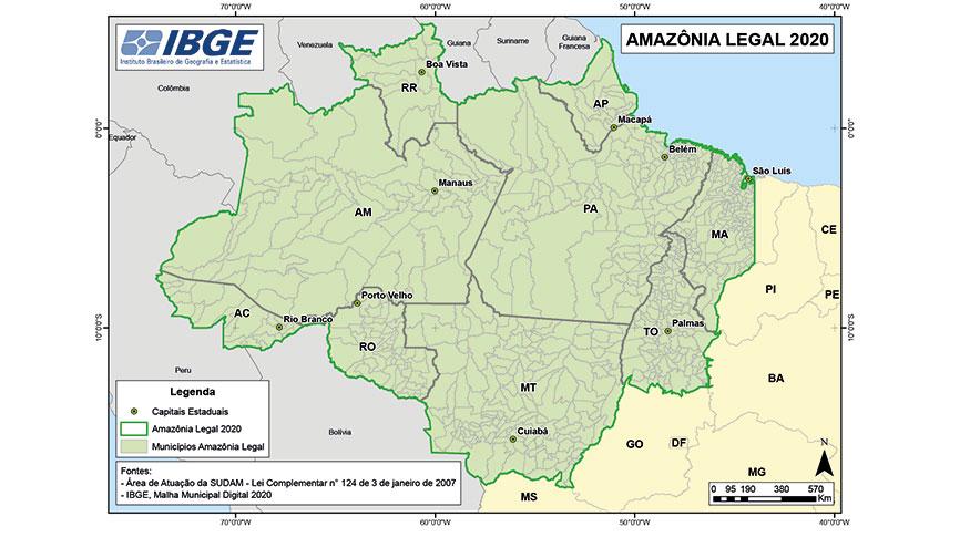 IBGE Atualiza Divisas Estaduais E Limites De 722 Municípios No Mapa Da ...